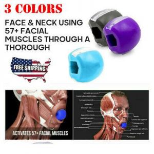 JawLine Exercise Jawlineme exerciser fitness ball neck face toning jawrsize jaw