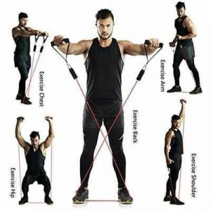 Portable Fitness Equipment Resistance Bands 11