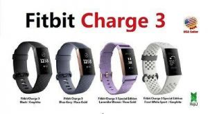 Fitbit Charge 3 Fitness Activity Tracker Heart Rate Monitor Watch Large Small