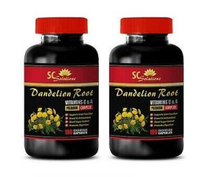 skin health products - DANDELION ROOT 520MG - dandelion leaf capsules 2B