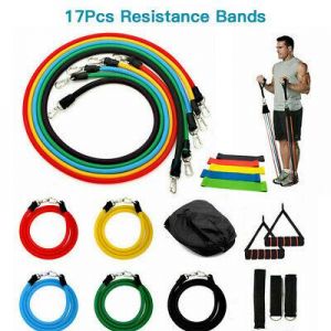 11Pcs/Set Pull Rope Gym Equipment Home Workout Fitness Exercise Resistance Bands