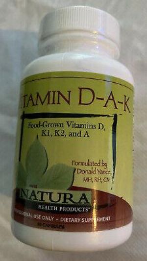 Natura Health Products - Vitamin D-A-K, Bone, Heart and Vision Supplement - 6/21