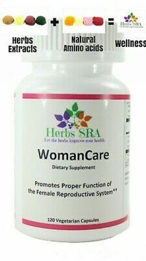 WomanCare 120 Capsules Female Fertility Hormones Production, Women Health Bio.