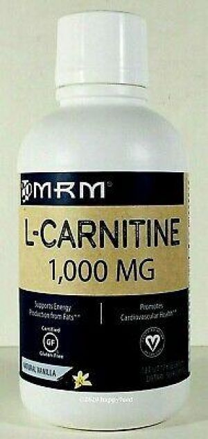L-Carnitine 1000 mg by MRM Natural Vanilla 17 oz Heart Health Energy Production