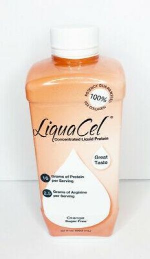 Bargain sales Global Health Products Liquacel Liquid Protein Orange Flavored Sugar Free 32oz