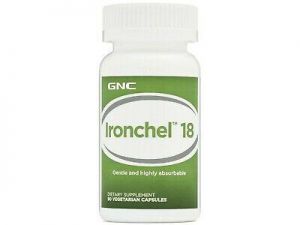 Original GNC Ironchel 18MG Hemoglobin Production Blood Health Support Vitamins