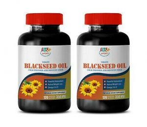 skin health products - BLACK SEED OIL - anti inflammatory supplement 2 BOTTLE