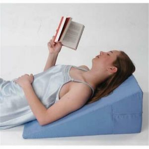 Living Health Products AZ-74-5113-12W 12 in. Convoluted Bed Wedge White