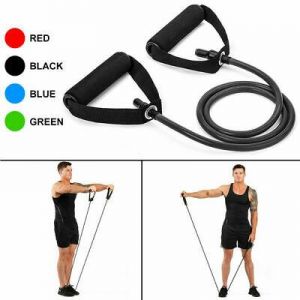 Latex Elastic Resistance Band Pilates Tube Pull Rope Gym Yoga Fitness Equipment