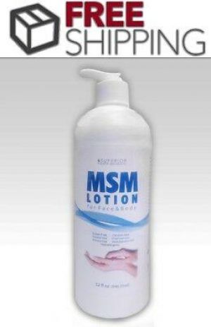 MSM Lotion - 32oz - Superior Health Products - Pure & Natural - Free Shipping