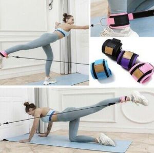 High Quality Resistance Bands with Ankle Straps Fitness Accessories For Women