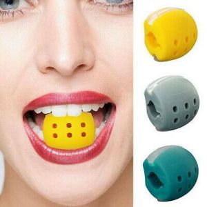Jaw Muscle Equipment Neck Face Fitness Ball Tool JawLine Exercise Facial Toning