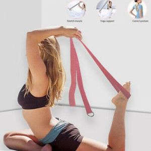 Bargain sales Pilates Cotton Blend Training D Ring Buckle Fitness Equipment Yoga Stretch Band