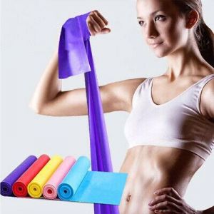 1m Resistance Bands Loop Exercise Elastic Band Fitness Training Rubber Gym Yoga~
