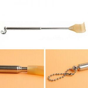 Practical Health Products Stainless Steel Itch Aid Extension Type Back Scratcher