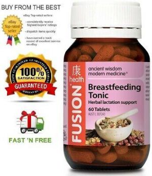 FUSION HEALTH BREASTFEEDING TONIC - INCREASE MILK PRODUCTION + SAMPLE UBD 09/20