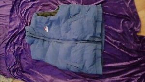FORT DODGE ANIMAL HEALTH LIVESTOCK PRODUCTS MEN'S MEN BLUE COAT VEST SIZE LARGE