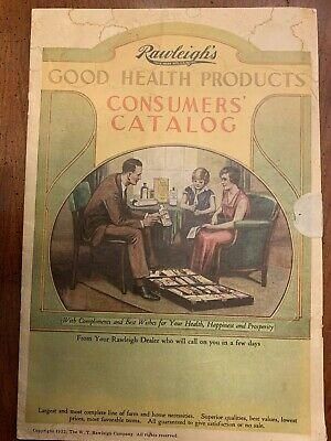 Vintage Original 1932 Rawleigh's Good Health Products Consumers' Catalog