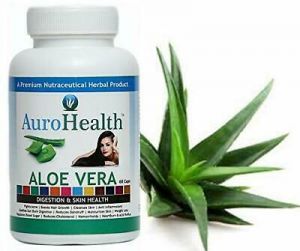 Aloe Vera Digestion And Skin Health & Hair Growth Natural Herbal Product - 60 CP