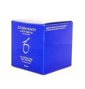ZO Skin Health Oil Control Pads Acne Treatment 60ct NIB AUTH 11/2021