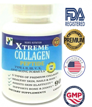 Bargain sales Health\sex Premium Collagen Peptides 1500 MG Hydrolyzed Anti-Aging (Types I,II,III,V,X)