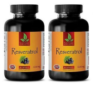 Resveratrol Supreme 1200 mg - Anti Aging - Super Antioxidant - 2 Bottles