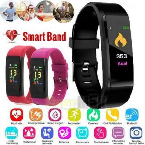 Sport Health Waterproof Fitness Smart Watch Activity Tracker Wrist Band Bracelet
