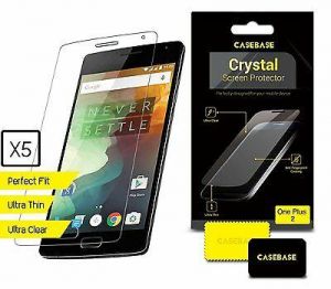 OnePlus 2 Ultra Clear Screen Protector - 5 In 1 Pack by CaseBase