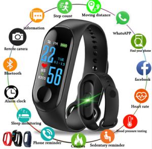 Sport Health Waterproof Fitness Smart Watch Activity Tracker Wristband Bracelet
