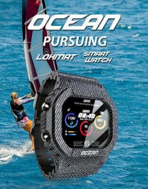 LOKMAT Ocean Smart Watch Men Fitness Tracker Blood Pressure Heart Rate Monitor
