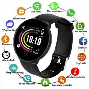 Smart Watch Heart Rate Blood Pressure Health Bluetooth Wristband Fitness Tracker