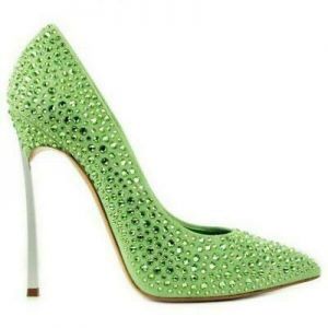 Womens Pointed Toe Rhinestones Decor High Stiletto Heel Pump Court Shoes Stylish