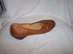PIKOLINOS  Brown  Cut Print Leather Shoes Spanish Design  Size42 M