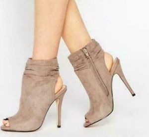 Women's Slingbacks Ankle Boots Sandals Shoes Stilettos High Heels Open Toe Chic
