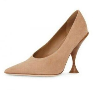 Women&#039;s New Design Kitten Heel Pointy Toe OL Office Dress Shoes 43/44/45 Runway