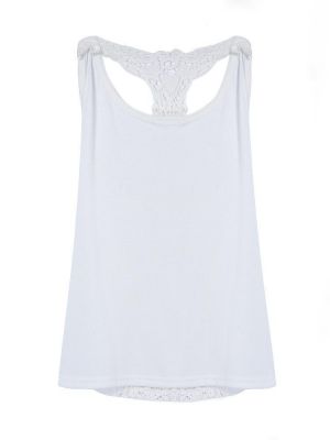 Women Lace Sleeveless Vest Hollow Out Tank Top More Color Vest