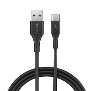 Bargain sales for Israel only BlitzWolf&reg; BW-TC14 3A USB Type-C Charging Data Cable 3ft/0.91m For Oneplus 7 Xiaomi Mi9 Redmi Note 7 f1 S10