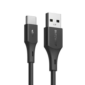 Bargain sales for Israel only BlitzWolf&reg; BW-TC15 3A USB Type-C Charging Data Cable 6ft/1.8m For Oneplus 6 Xiaomi Mi8 Mix 2s S9+