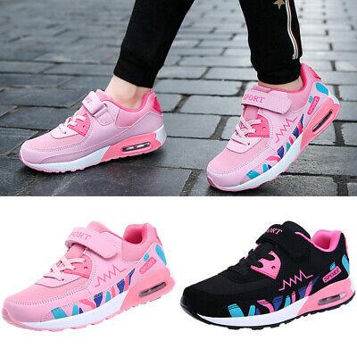 Bargain sales Girls Boys Kids Sneakers Cushion Breathable Running Sports School Shoes Size