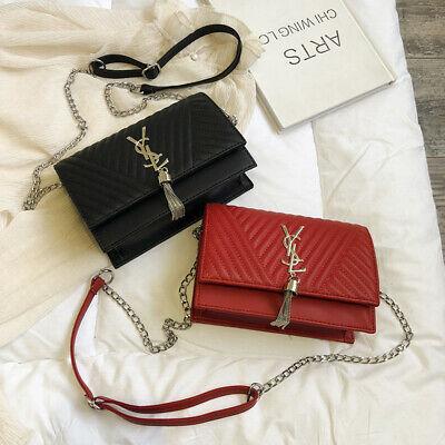 Bargain sales New Women Shoulder Bag Handbag Lady Leather Crossbody Evening Satchel Bag Black