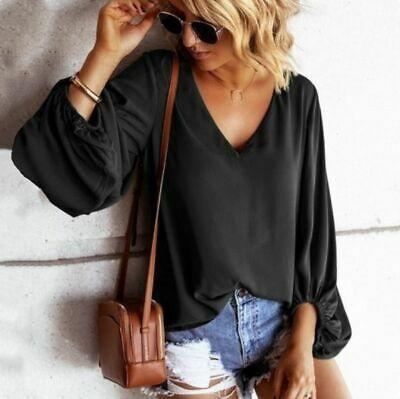 Bargain sales Elegant Top Pullover Loose Long Sleeve Blouse Casual Jumper Fashion New O Neck