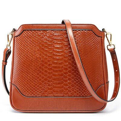 Bargain sales 100% Genuine Leather Women's Snake Crossbody Bag Sling Shoulder/Messenger Bags