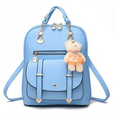 Bargain sales Women Backpack PU Leather School Bag Satchel Travel Bag Handbags Rucksack