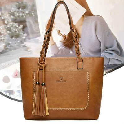 Bargain sales Women Faux Leather Handbags Tote Shoulder Bag Messenger Satchel Crossbody Purse