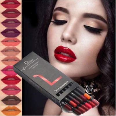 Bargain sales 12 PCS Waterproof Lipstick Lip Liner Long Lasting Matte Lipliner Pencil Pen Nice