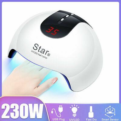 Bargain sales 230W LED Nail Dryer UV Lamp Gel Nail Polish Fast Curing Light Timer Sensor Salon