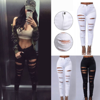 Bargain sales Women Pencil Casual Denim Skinny Jeans Pants High Waist Slim Jeans Trousers