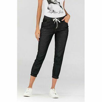 Bargain sales Womens jeans pencil slim stretch elastic cropped trousers capri pants skinny