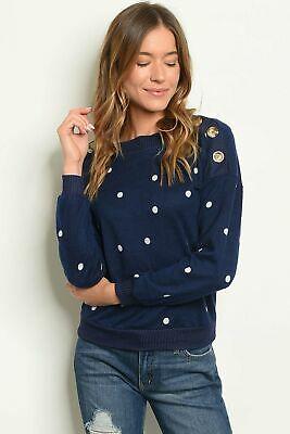 Bargain sales Women's Fashion Long Sleeve Fall Cute Dots Top