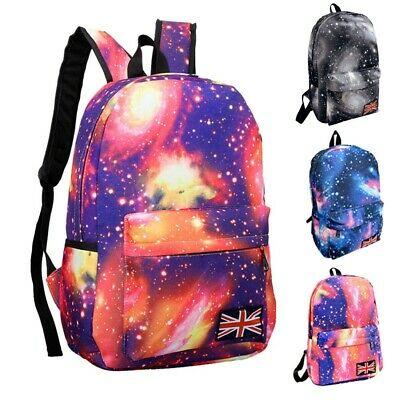 Bargain sales Fashion Galaxy Pattern Unisex Travel Backpack Canvas Leisure Bags School Bag ,